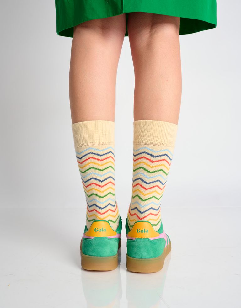 נעלי נשים - Gola - סניקס זמש צבעוני VIPER - ירוק4