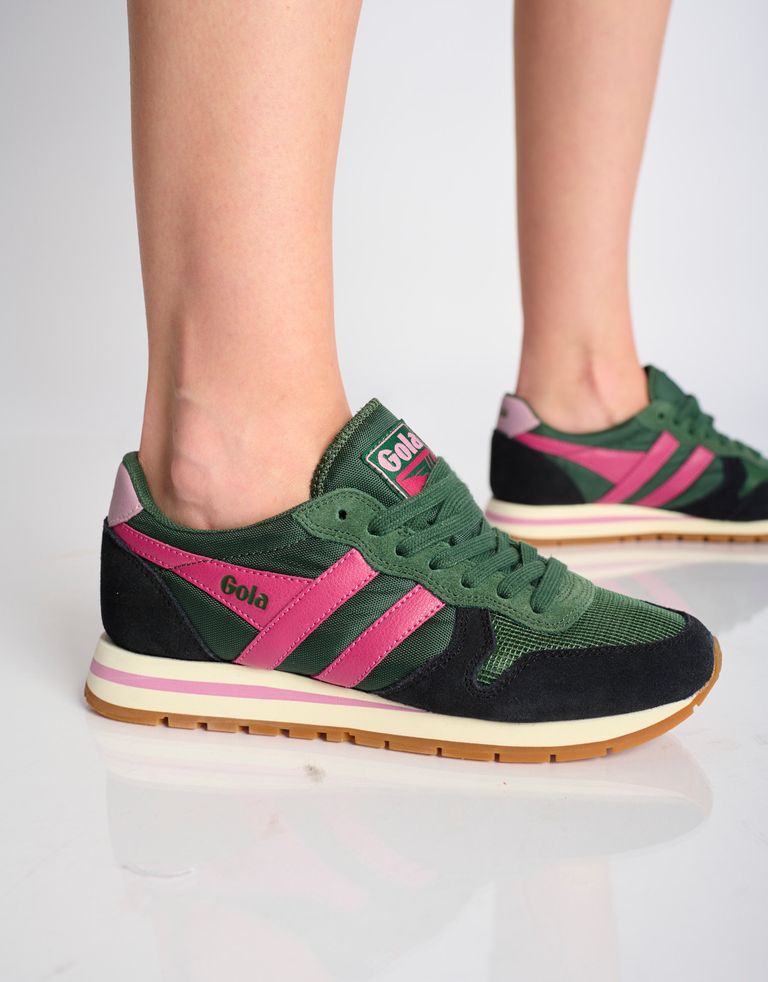 נעלי נשים - Gola - סניקרס DAYTONA - ירוק   ורוד2