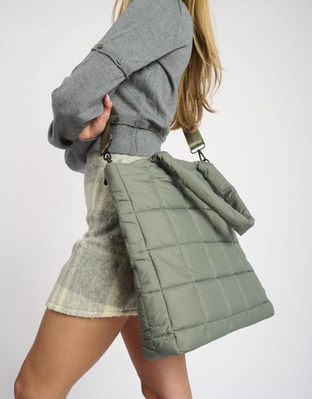 נעלי נשים - Arkk - תיק  PADDED SHOPPER - חאקי
