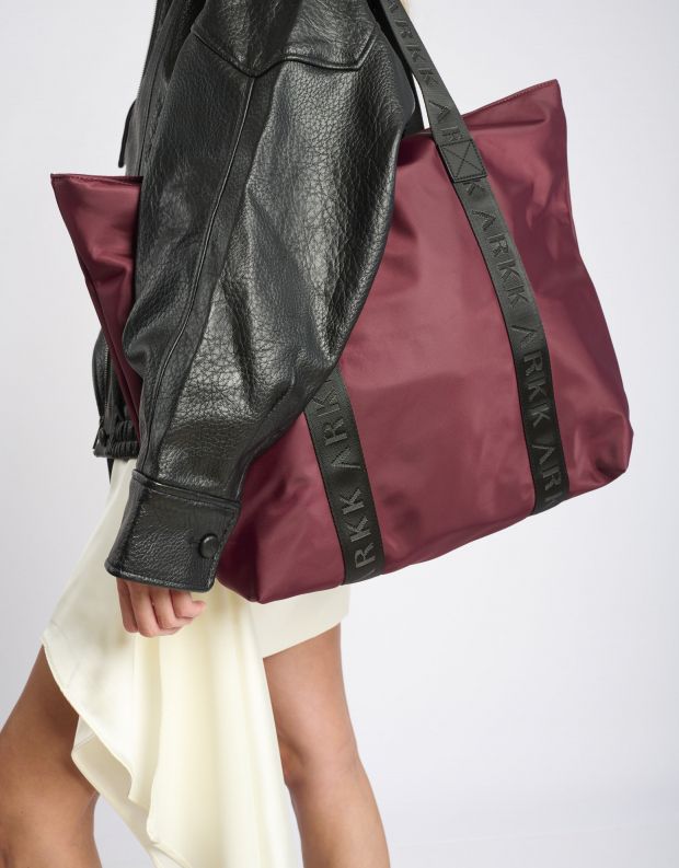 נעלי נשים - Arkk - תיק SHOPPER - בורדו