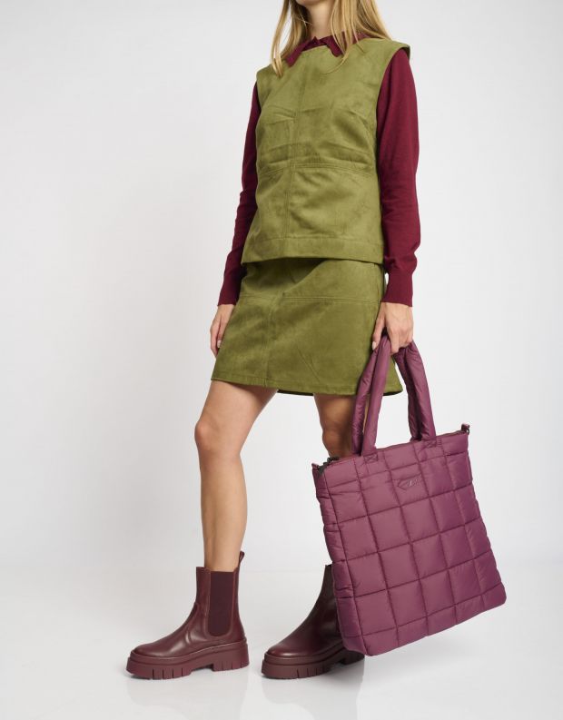 נעלי נשים - Arkk - תיק  PADDED SHOPPER - בורדו