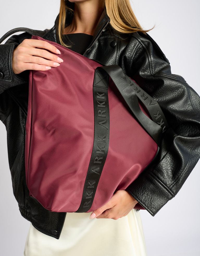 נעלי נשים - Arkk - תיק SHOPPER - בורדו3