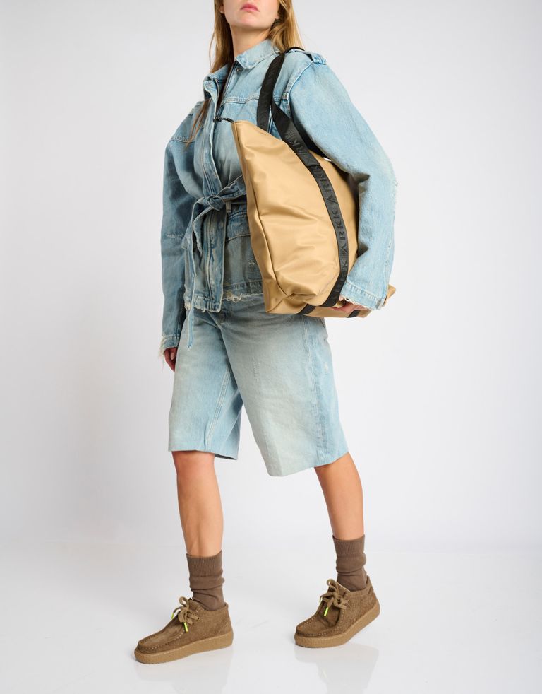 נעלי נשים - Arkk - תיק SHOPPER - בז'4