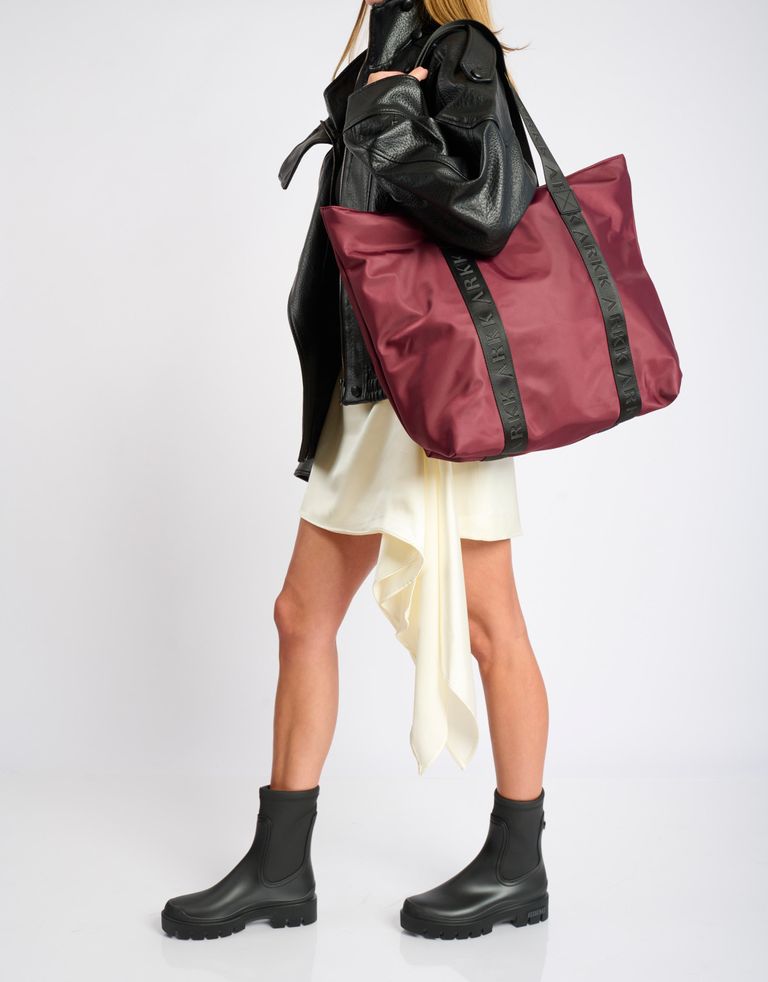 נעלי נשים - Arkk - תיק SHOPPER - בורדו4