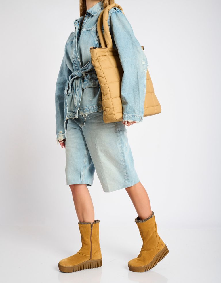 נעלי נשים - Arkk - תיק  PADDED SHOPPER - חום בהיר4