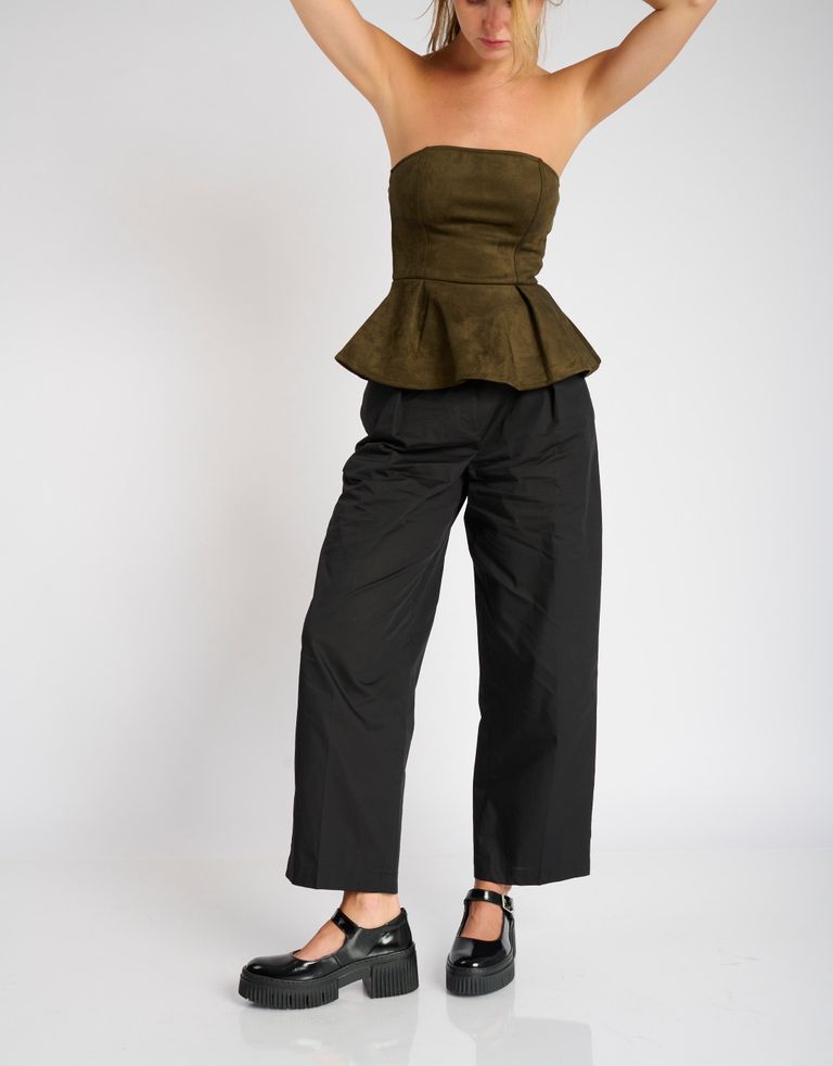 נעלי נשים - Art - נעלי בובה YORK - שחור מבריק3