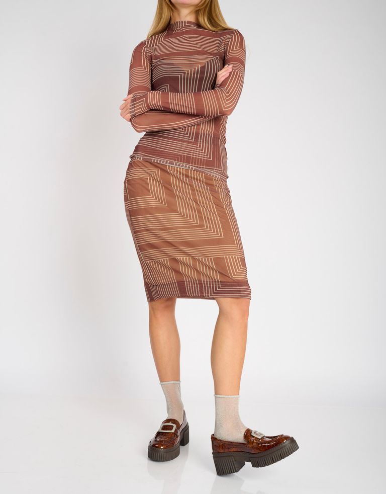 נעלי נשים - Art - נעלי מוקסין עם אבזם YORK - חום2