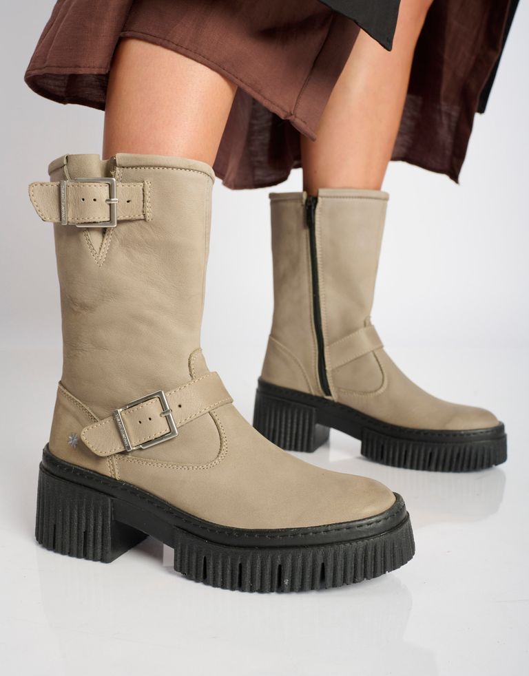 נעלי נשים - Art - מגפי פלרטפורמה YORK - אפור4