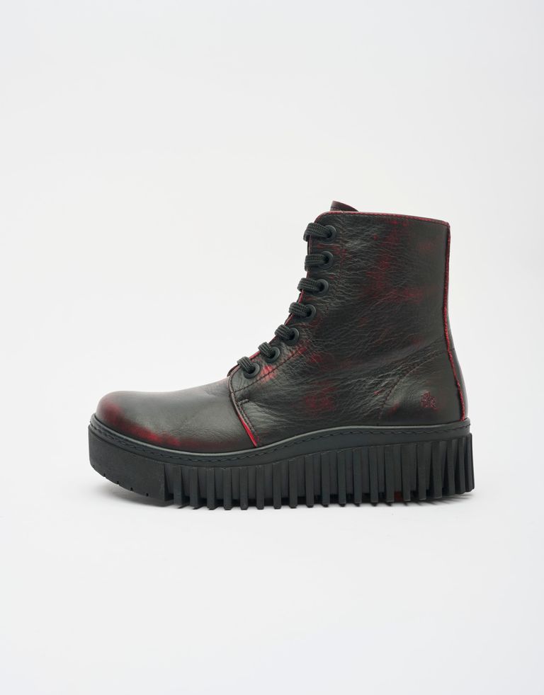 נעלי נשים - Art - מגפון שרוכים BRIGHTON - בורדו2