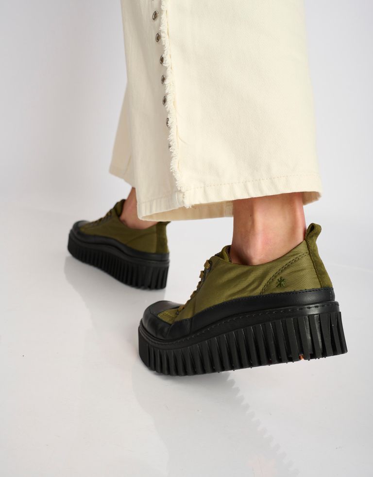 נעלי נשים - Art - נעלי שרוכים BRIGHTON - חאקי4