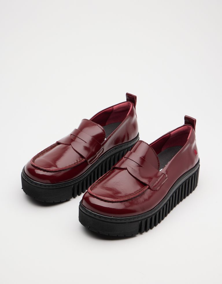 נעלי נשים - Art - מוקסינים  BRIGHTON - בורדו2