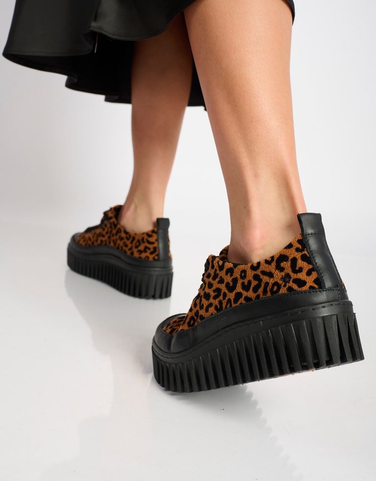 נעלי נשים - Art - נעלי פלטפורמה BRIGHTON - נמר4