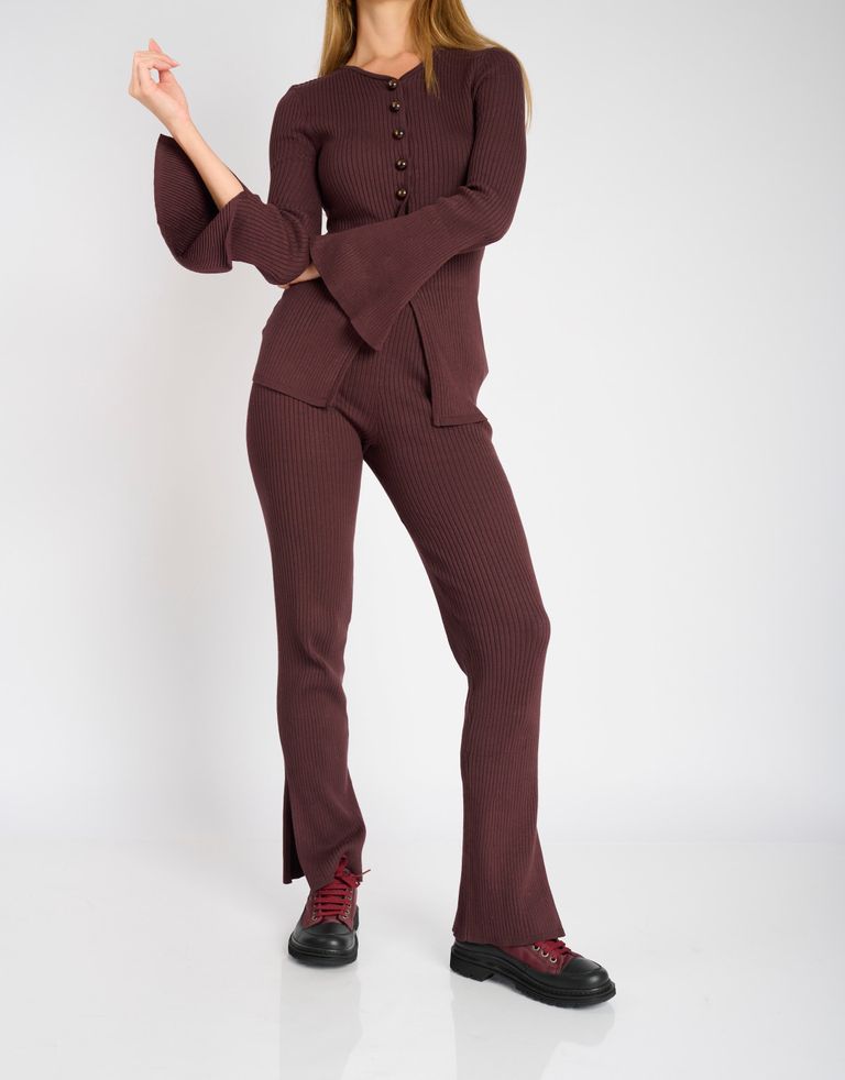 נעלי נשים - Art - נעלי ניילון BIRMINGHAM - בורדו3