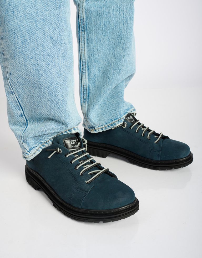 נעלי גברים - Art - נעלי עור BIRMINGHAM - כחול3