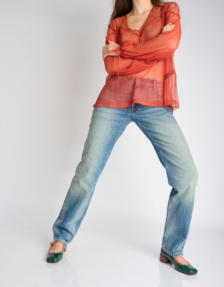 נעלי נשים - Chie Mihara - נעלי בובה IDAN - ירוק3