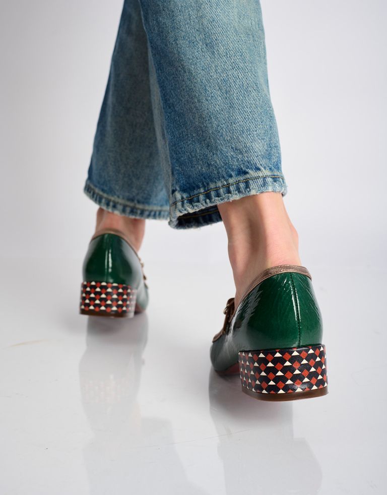 נעלי נשים - Chie Mihara - נעלי בובה IDAN - ירוק4