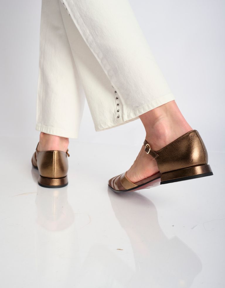 נעלי נשים - Chie Mihara - נעלי סירה שטוחות GASI - אפור חום4