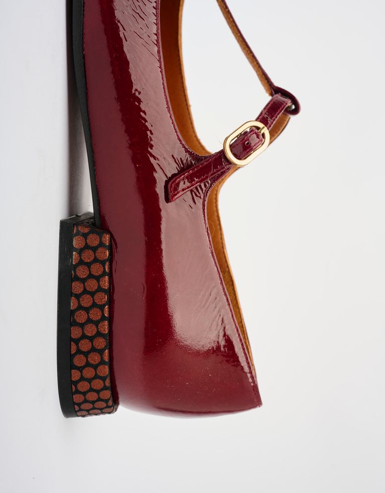 נעלי נשים - Chie Mihara - נעלי סירה שטוחות GATUS - בורדו4