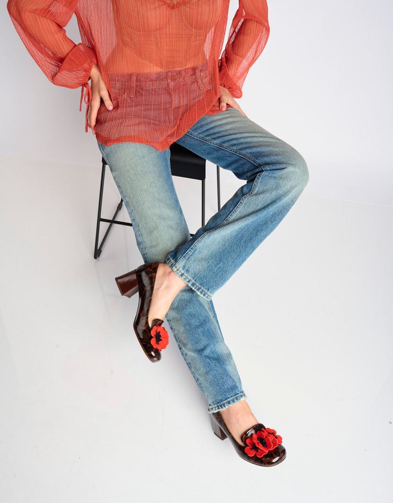 נעלי נשים - Chie Mihara - נעלי עקב MUKAI - נמר2