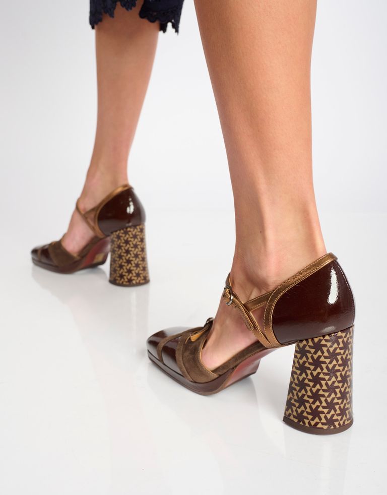 נעלי נשים - Chie Mihara - נעלי עקב XENDI - חום3