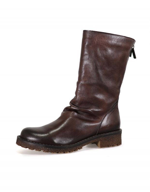 נעלי נשים - Felmini - מגפיים CASTER - חום כהה