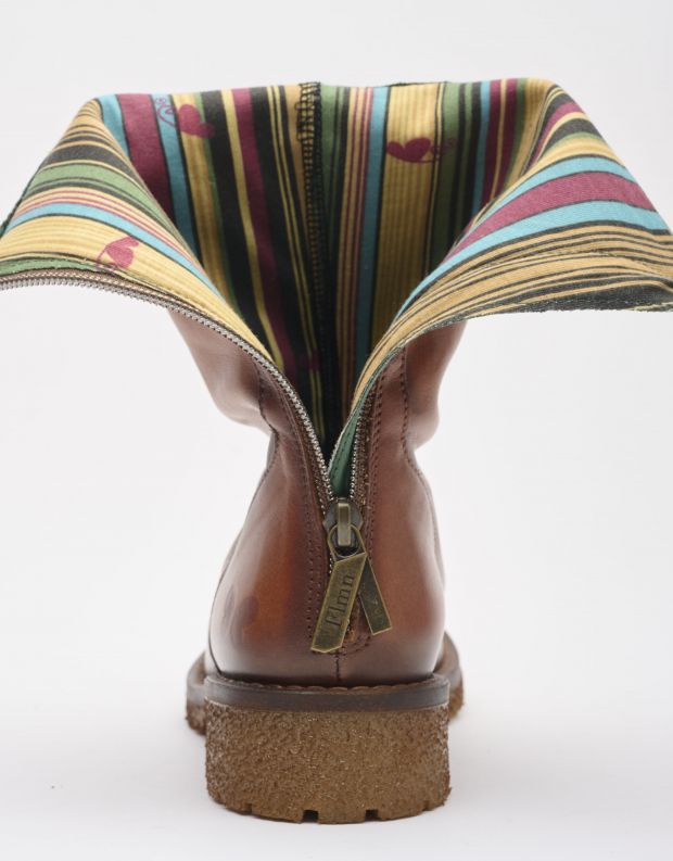 נעלי נשים - Felmini - מגפיים CASTER - חום