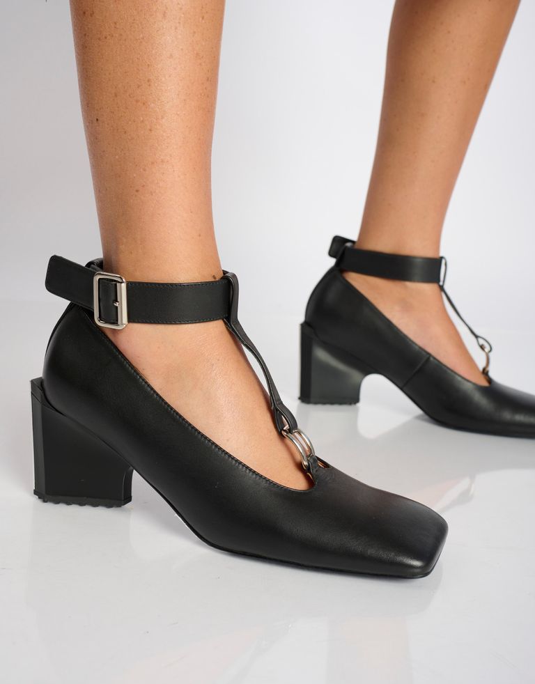 נעלי נשים - 4CCCCEES - נעלי עקב MIRROR THEA - שחור1