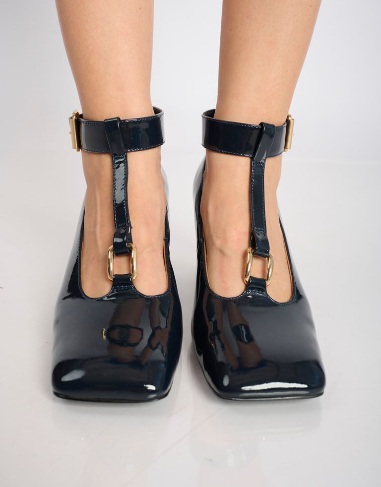 נעלי נשים - 4CCCCEES - נעלי עקב MIRROR THEA - כחול2