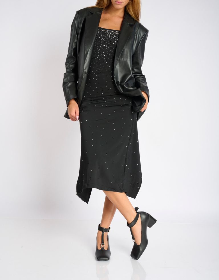 נעלי נשים - 4CCCCEES - נעלי עקב MIRROR THEA - שחור2