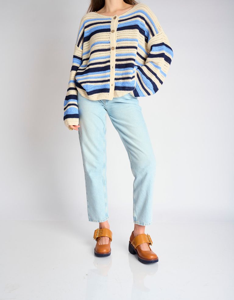 נעלי נשים - 4CCCCEES - נעלי בובה עם עקב PLITA JI - קאמל2