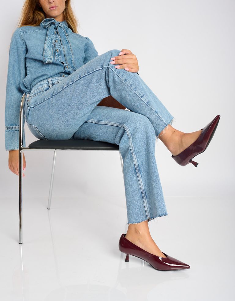 נעלי נשים - Bibi lou - נעלי סירה TIARE - בורדו1