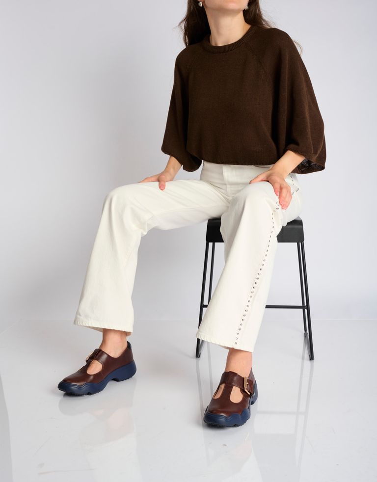 נעלי נשים - 4CCCCEES - נעלי בובה SANHO TIBA - חום3