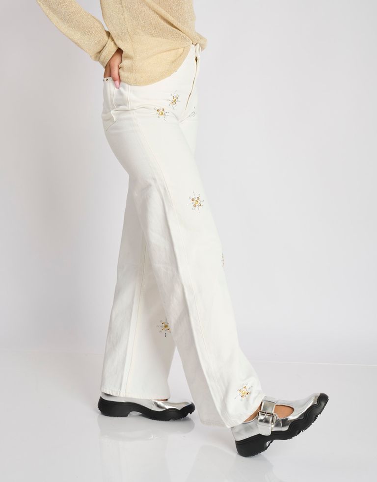 נעלי נשים - 4CCCCEES - נעלי בובה SANHO TIBA - כסף3