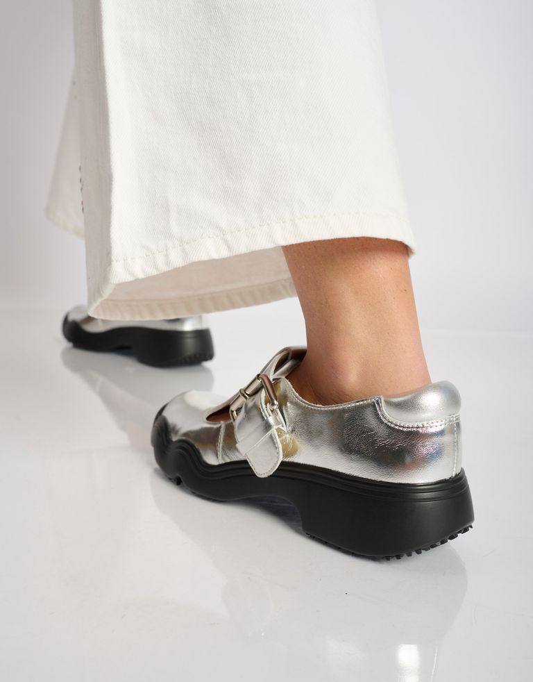 נעלי נשים - 4CCCCEES - נעלי בובה SANHO TIBA - כסף4