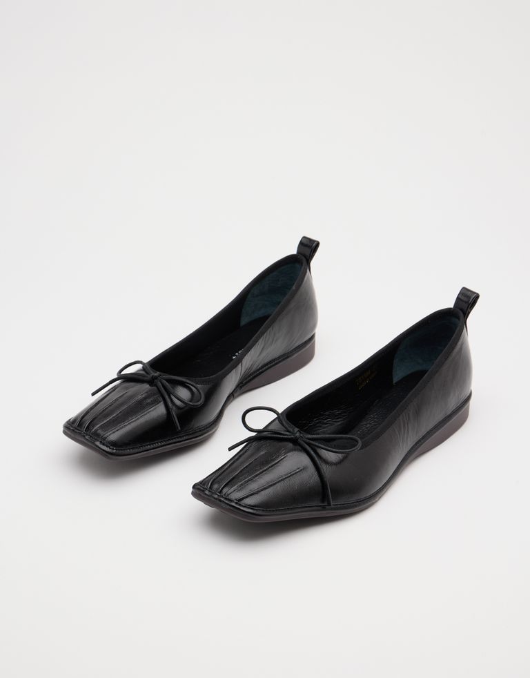 נעלי נשים - Yuko Imanishi - נעלי בלרינה DOU - שחור2