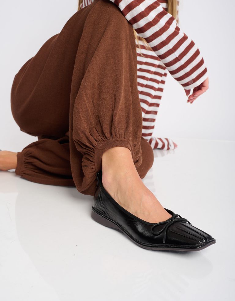 נעלי נשים - Yuko Imanishi - נעלי בלרינה DOU - שחור3