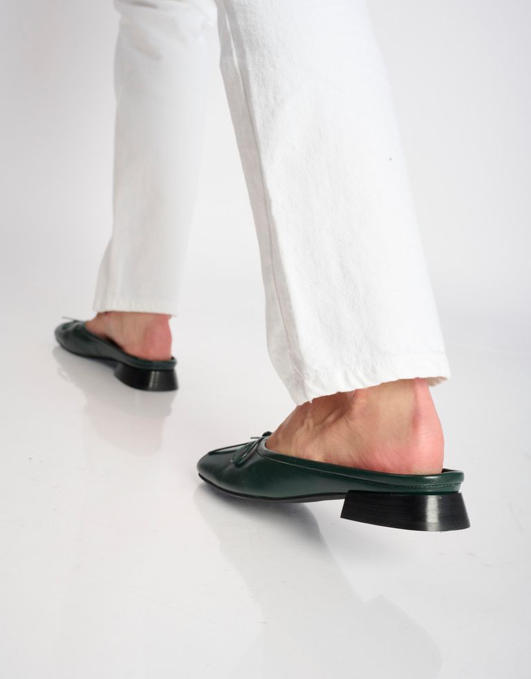 נעלי נשים - Yuko Imanishi - כפכפים שטוחים MIKE - ירוק4