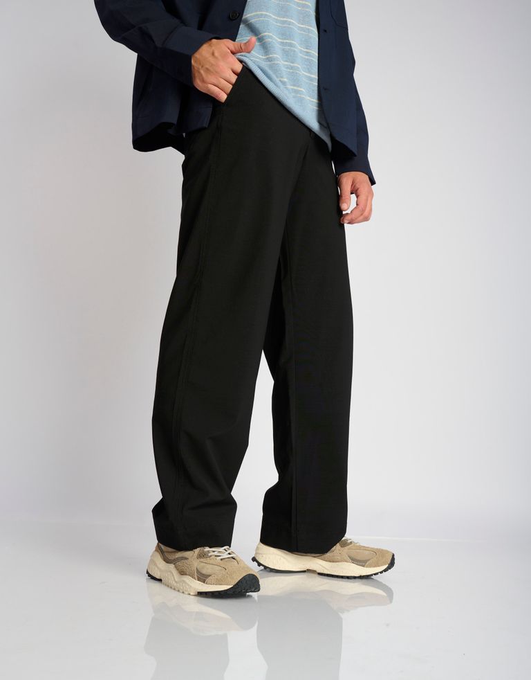 נעלי גברים - Flower Mountain - סניקרס זמש ובד WAVE - אפור חום1