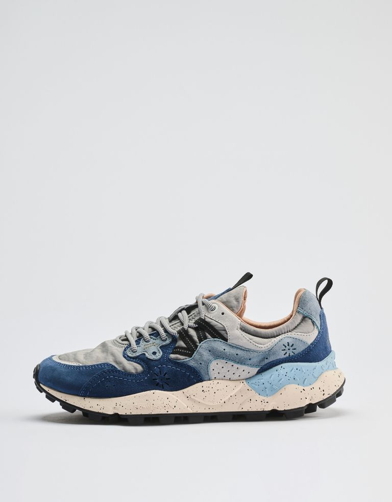 נעלי גברים - Flower Mountain - סניקרס צבעוניות YAMANO - אפור   כחול3