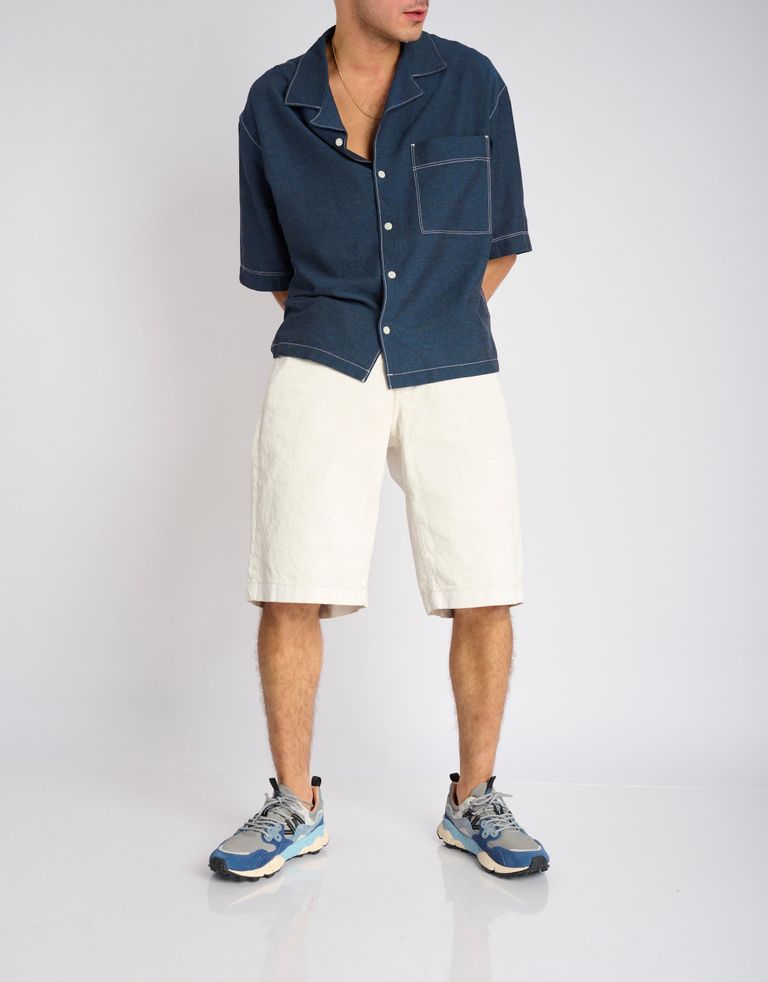 נעלי גברים - Flower Mountain - סניקרס צבעוניות YAMANO - אפור   כחול4