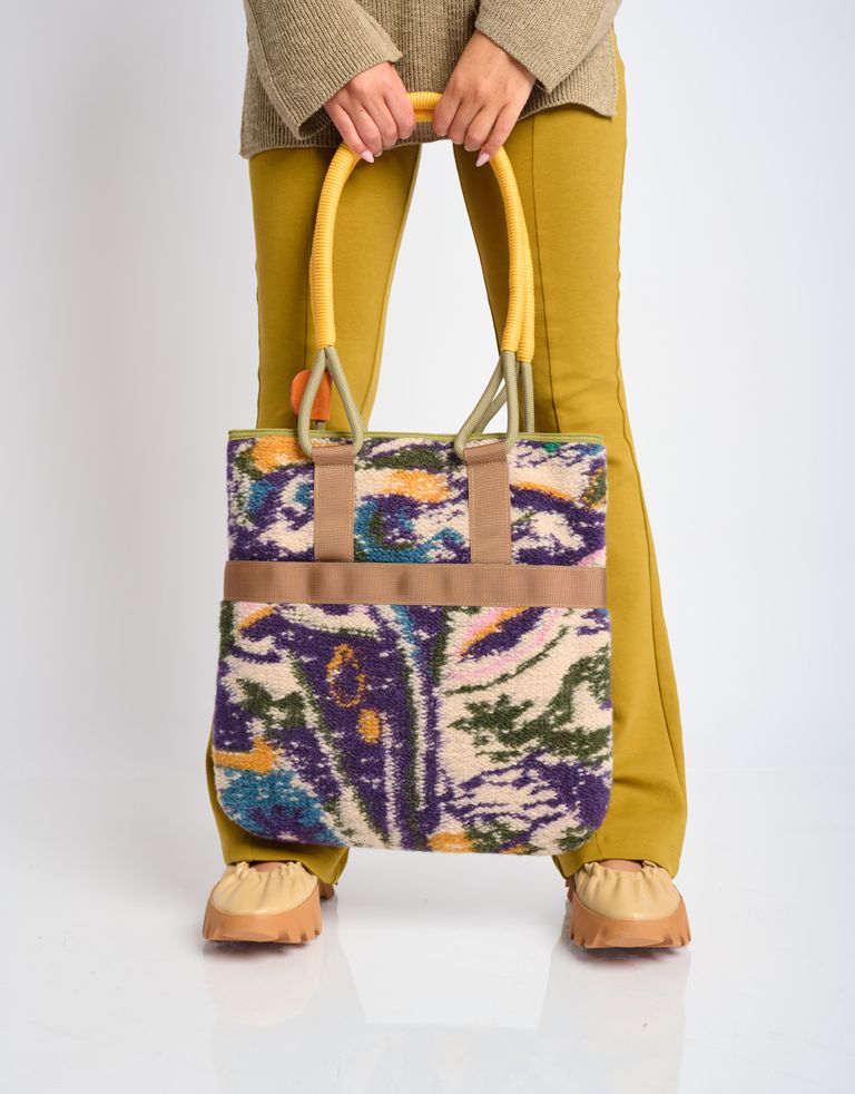 נעלי נשים - Flower Mountain - תיק צד TOTE FM - סגול   ירוק3