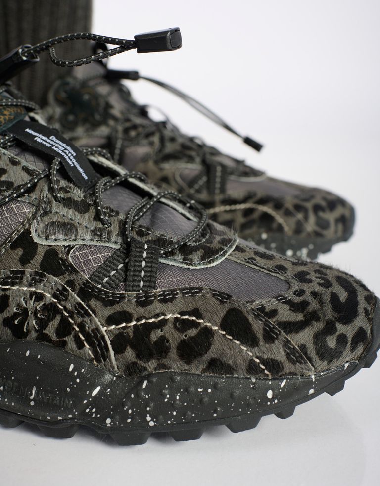 נעלי נשים - Flower Mountain - סניקרס מנומרות TIGER HILL - שחור אפור3