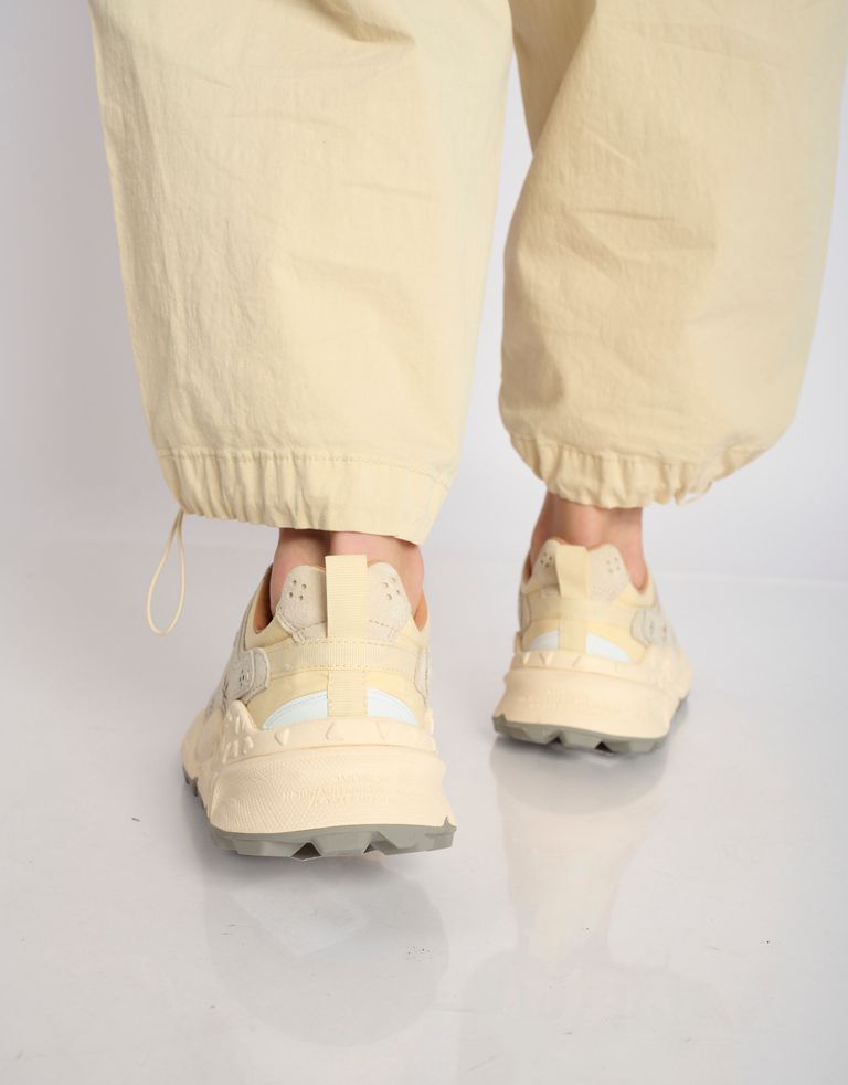 נעלי נשים - Flower Mountain - סניקרס זמש ובד RULIS - אופוויט4