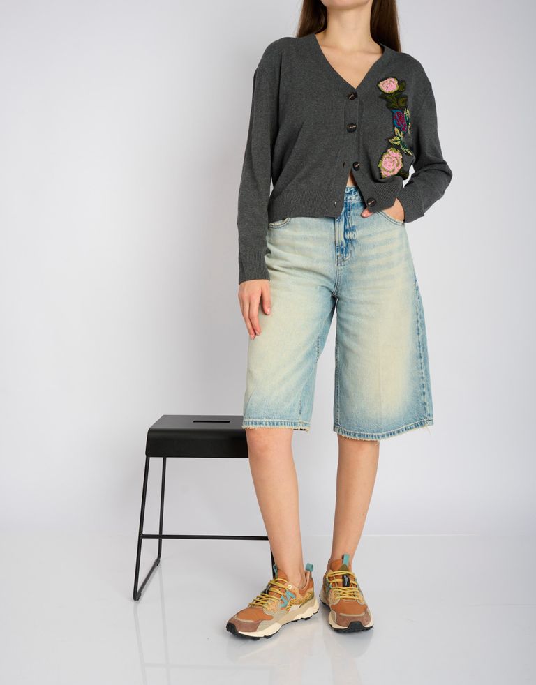 נעלי נשים - Flower Mountain - סניקרס מנומרות YAMANO - חום2