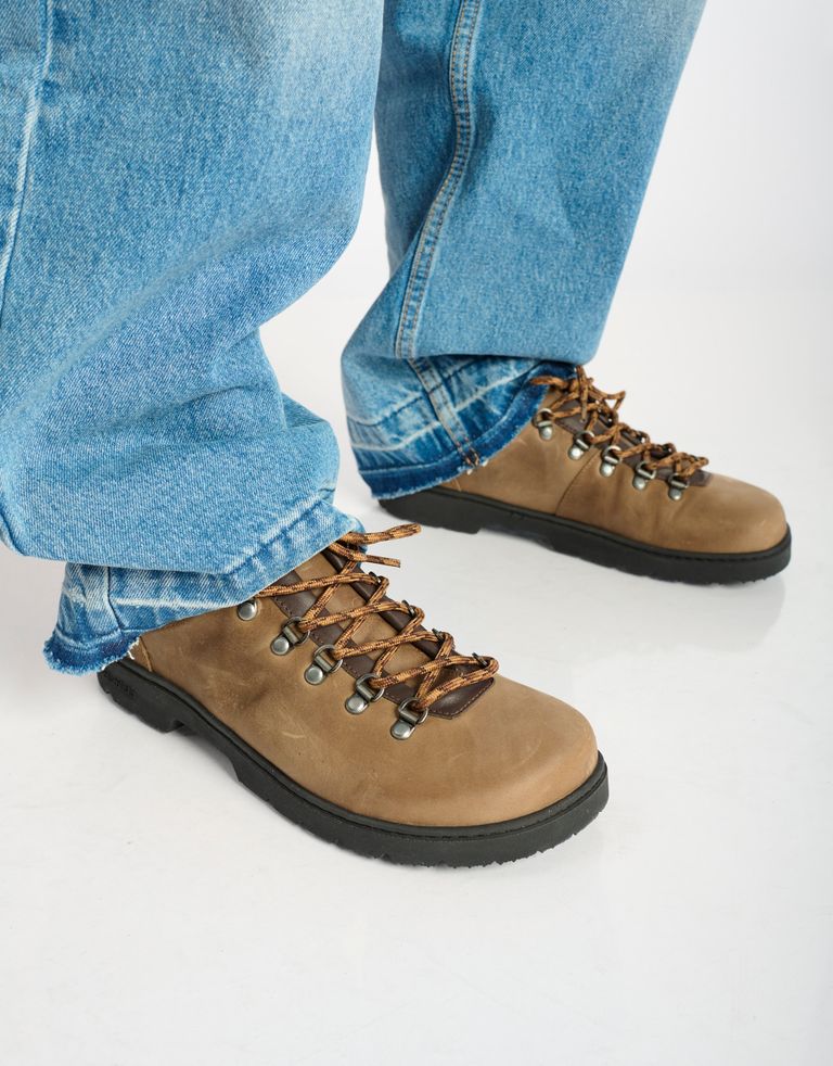 נעלי גברים - El Naturalista - נעלי עור NOMADA - אפור חום3