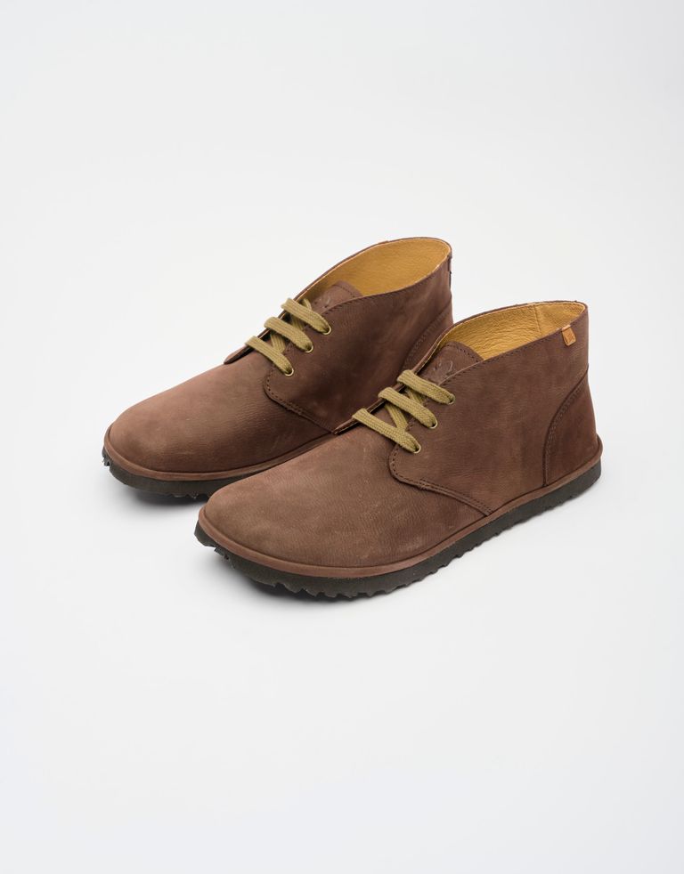 נעלי גברים - El Naturalista - נעלי עור גבוהות TRIBU - חום כהה2