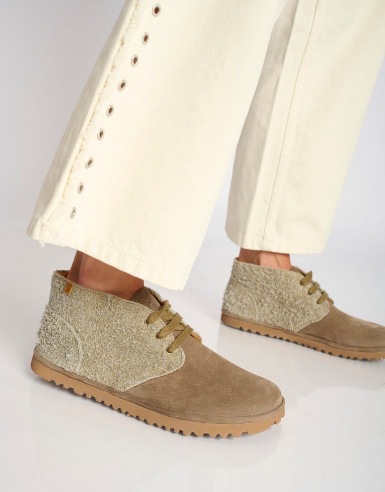 נעלי נשים - El Naturalista - נעליים משולבות TRIBU - חאקי2