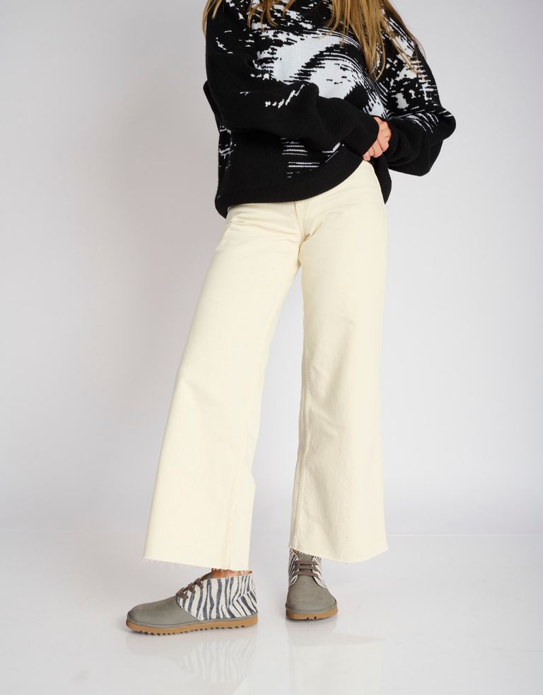 נעלי נשים - El Naturalista - נעליים משולבות TRIBU - זברה3