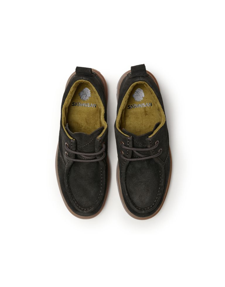 נעלי גברים - Satorisan - מוקסינים UNALOME WALLABY - חום4