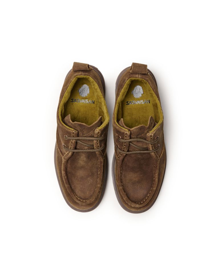 נעלי גברים - Satorisan - מוקסינים UNALOME WALLABY - קאמל4